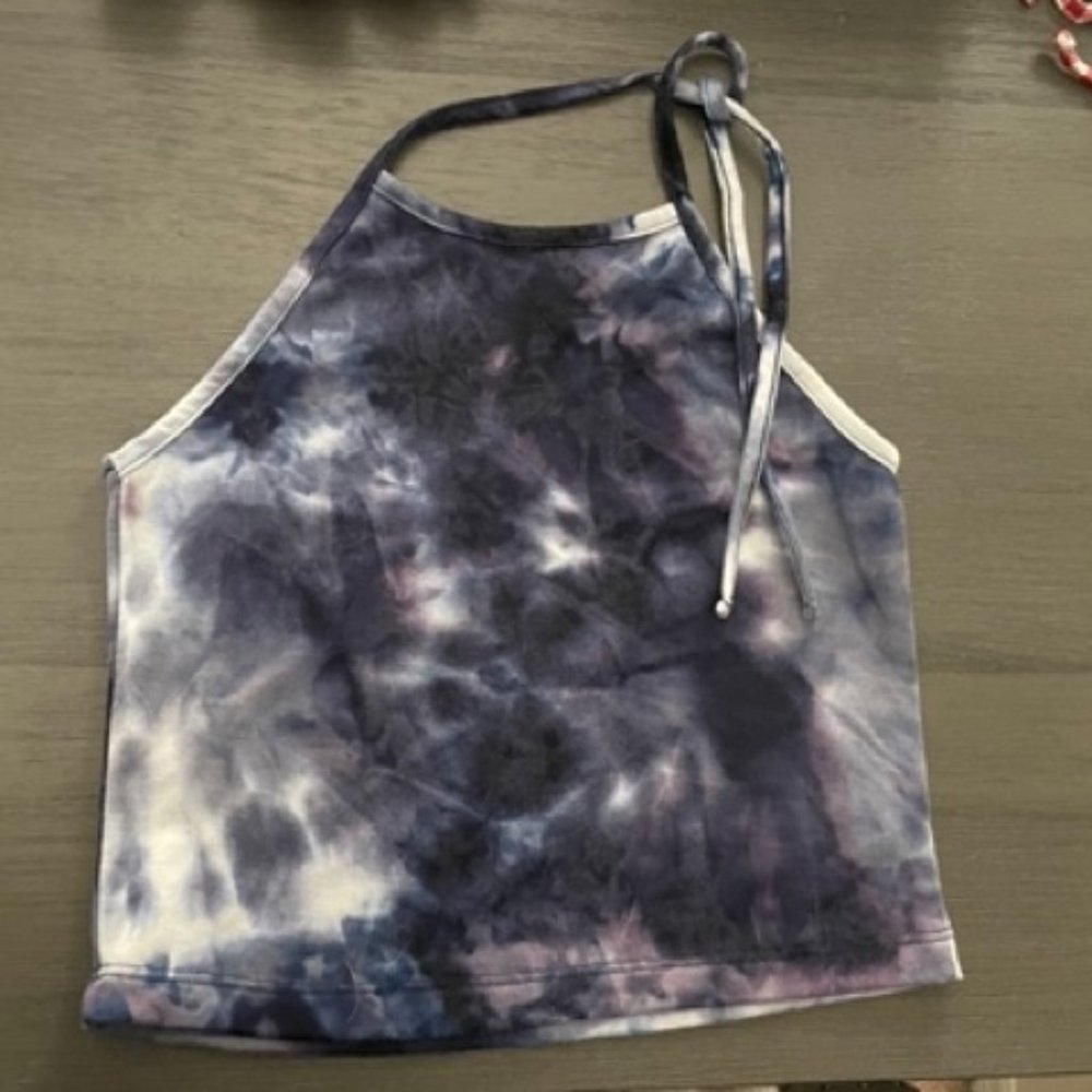 Tye dye crop tank